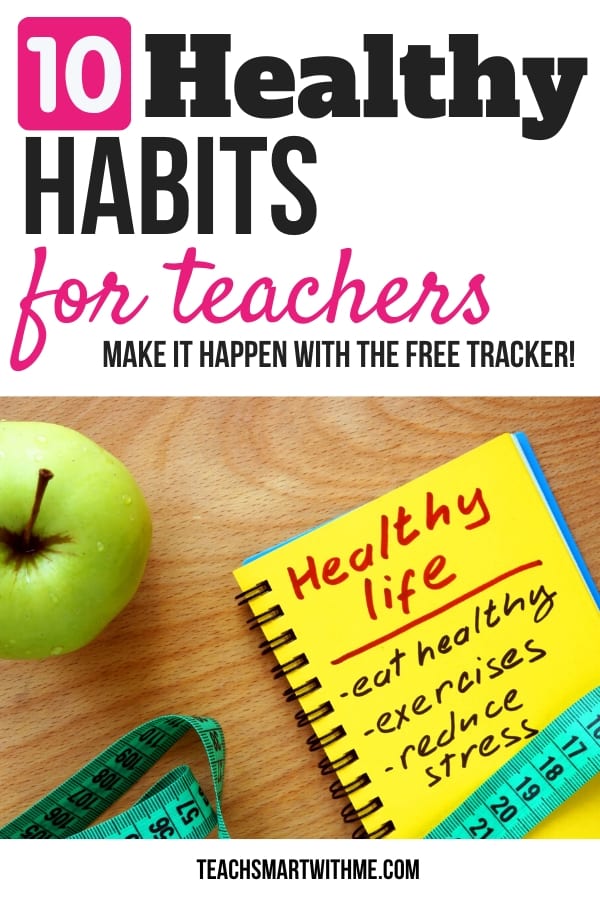 healthy habits for teachers