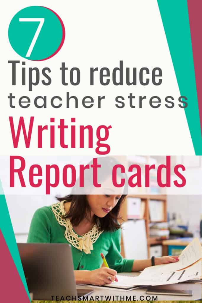 save time writing report cards