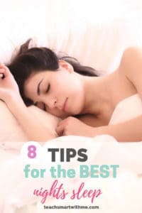 Some really easy and practical tips to help get the best night's sleep. These tips will help you to relax and be ready for sleep.
