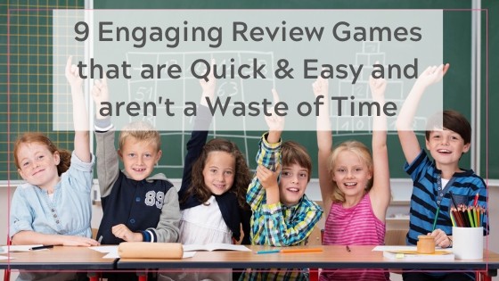 Engaging Review Games that aren't a waste of time
