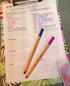 sort your list into daily prioritized tasks