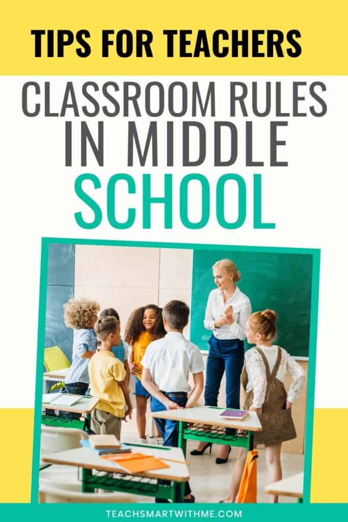 classroom rules in middle school - tips for teachers