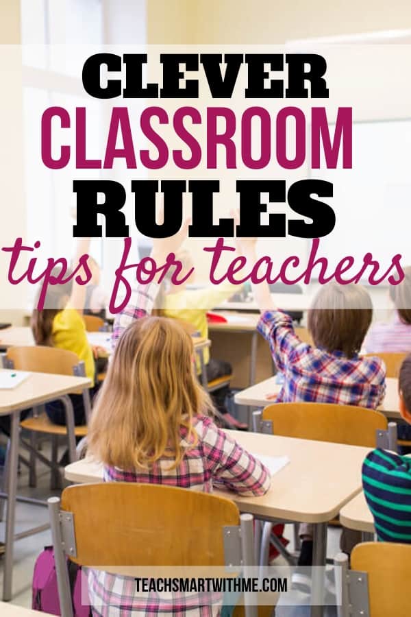classroom rules middle school