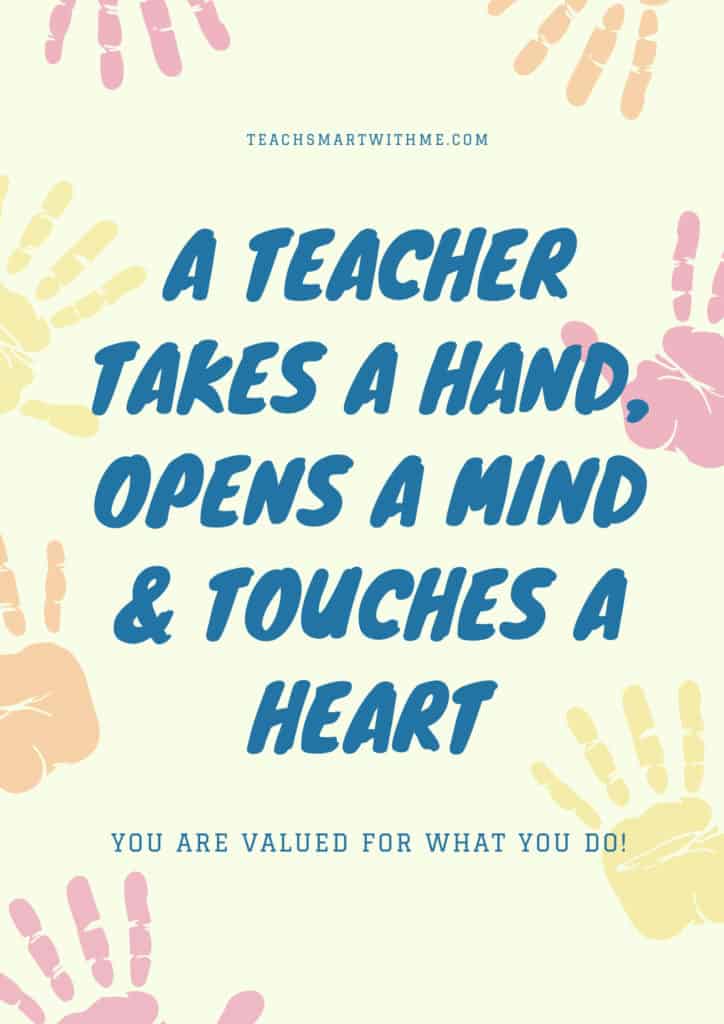 The Best 12 Inspirational Quotes for Teachers + Freebie - TEACH SMART